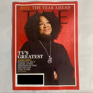 TIME Magazine January 2022 The Year Ahead Shonda Rhimes Not Even Close To Done